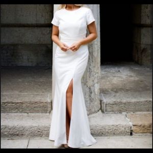 Never worn-Brand new Amsale bridesmaids or brides dress